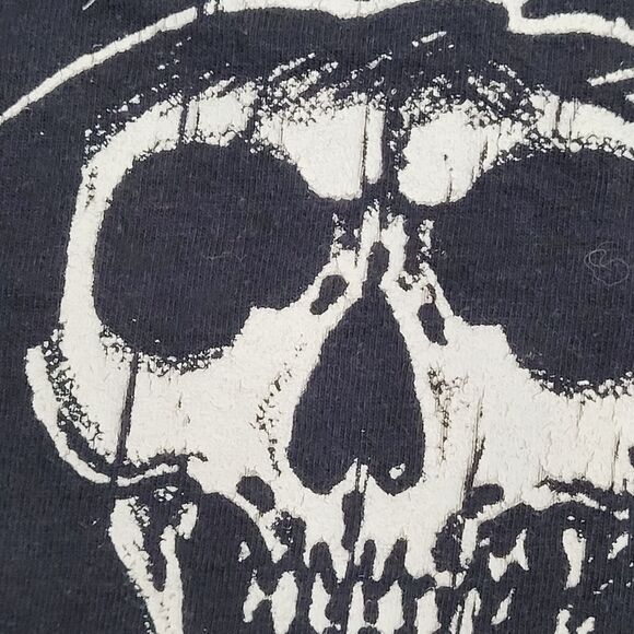 Sons-Of-Anarchy Grim-Geaper Shirt Large 21x26 Black SAMCRO - Picture 12 of 14